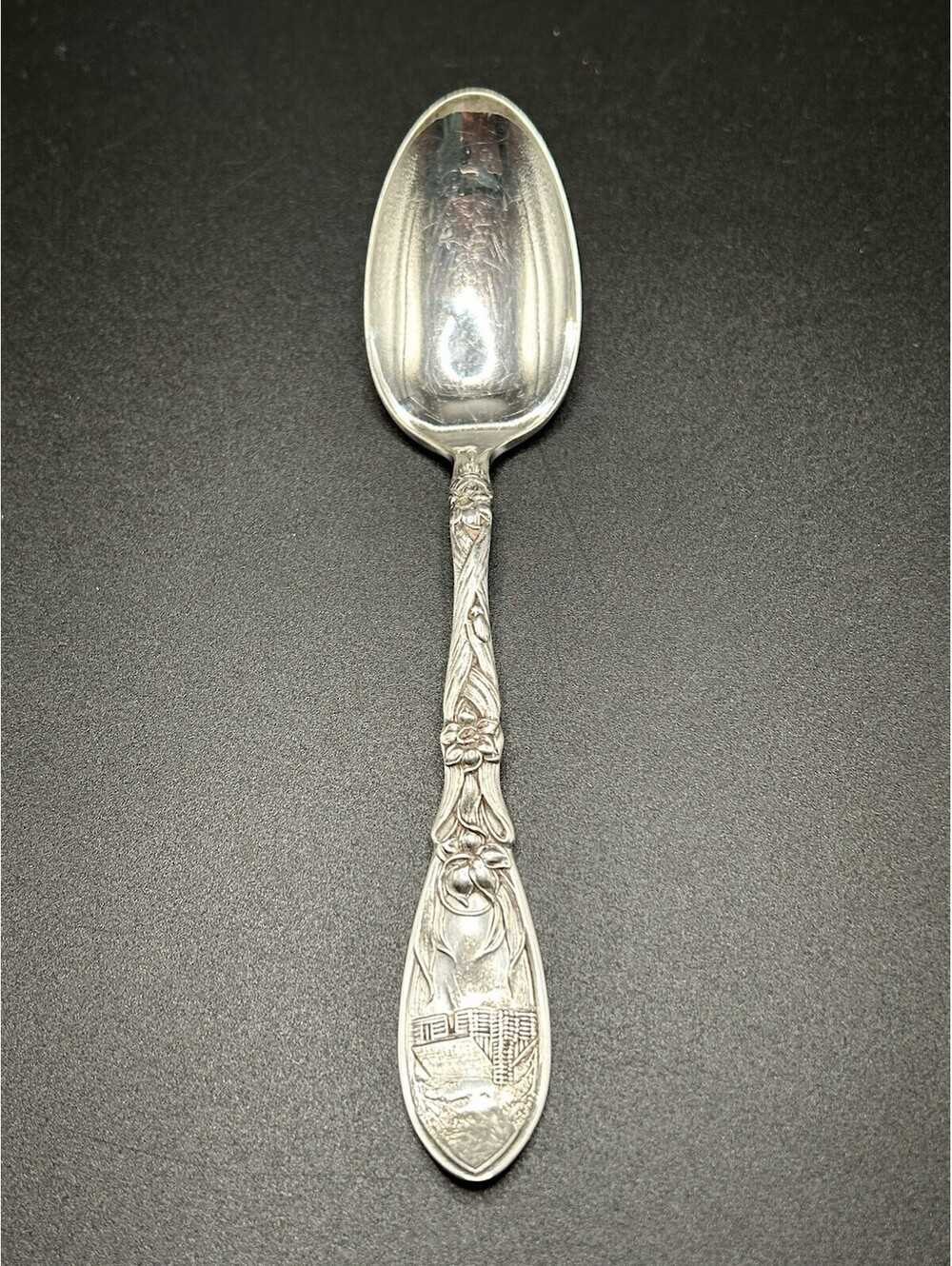 Rare-Antique Towle Log Cabin St Paul Teaspoon 6” Silver Plate